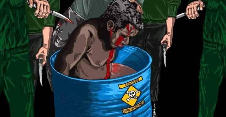 Ilustrasi Penyiksaan Warga Yang Diduga Dialkukan Oknum Aparat TNI. (Foto: PAHAM Papua)